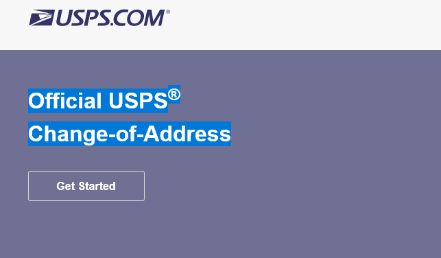 USPS Change of Address Online Form